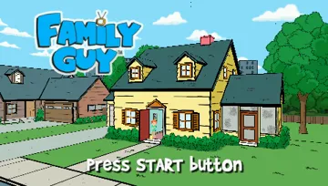 Family Guy - Video Game! (EU - AU) screen shot title